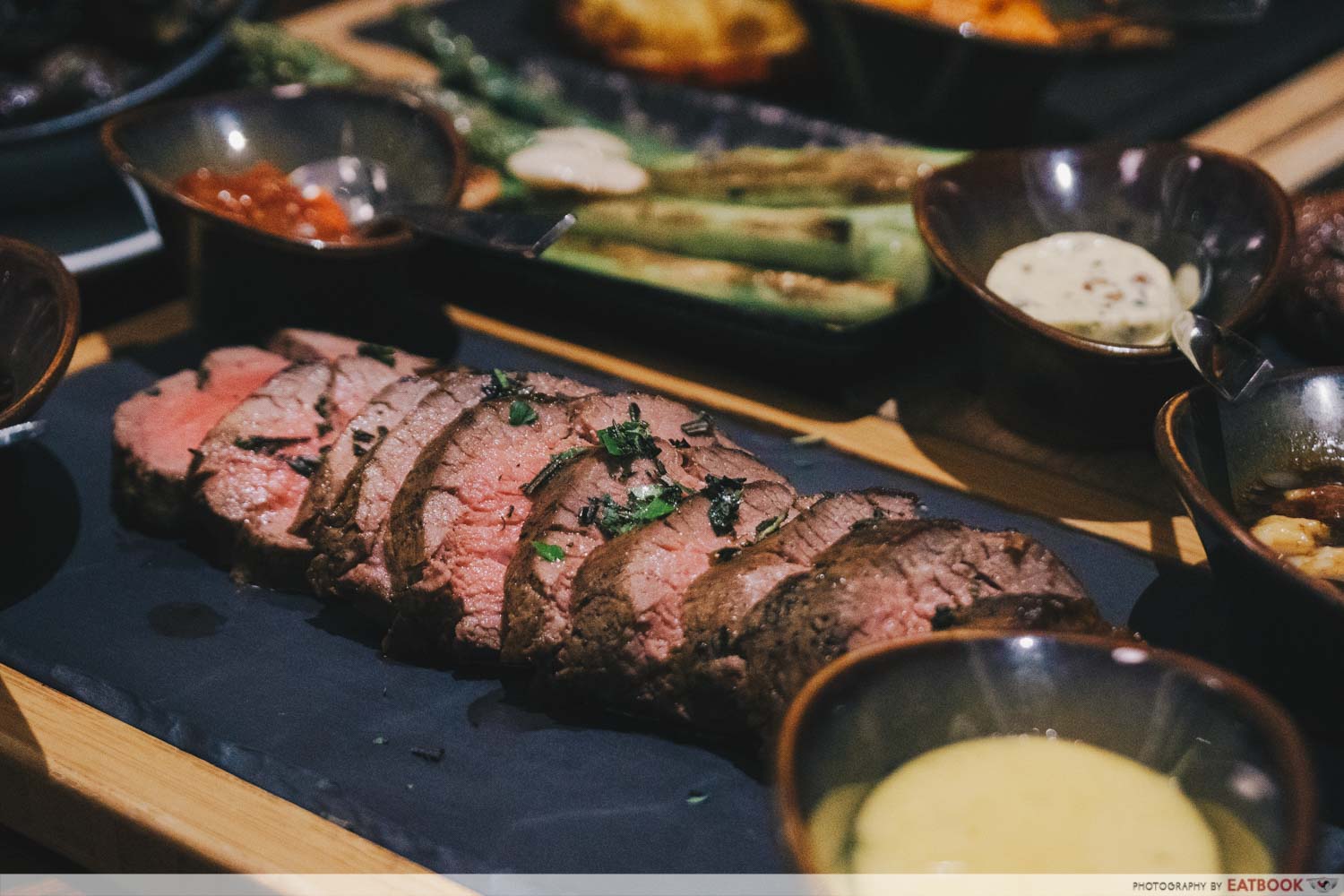 10 New Restuarants April - OPus Bar and Grill Chateaubriand