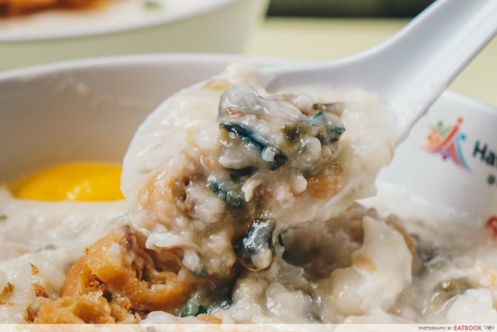 Botak Delicacy century egg congee