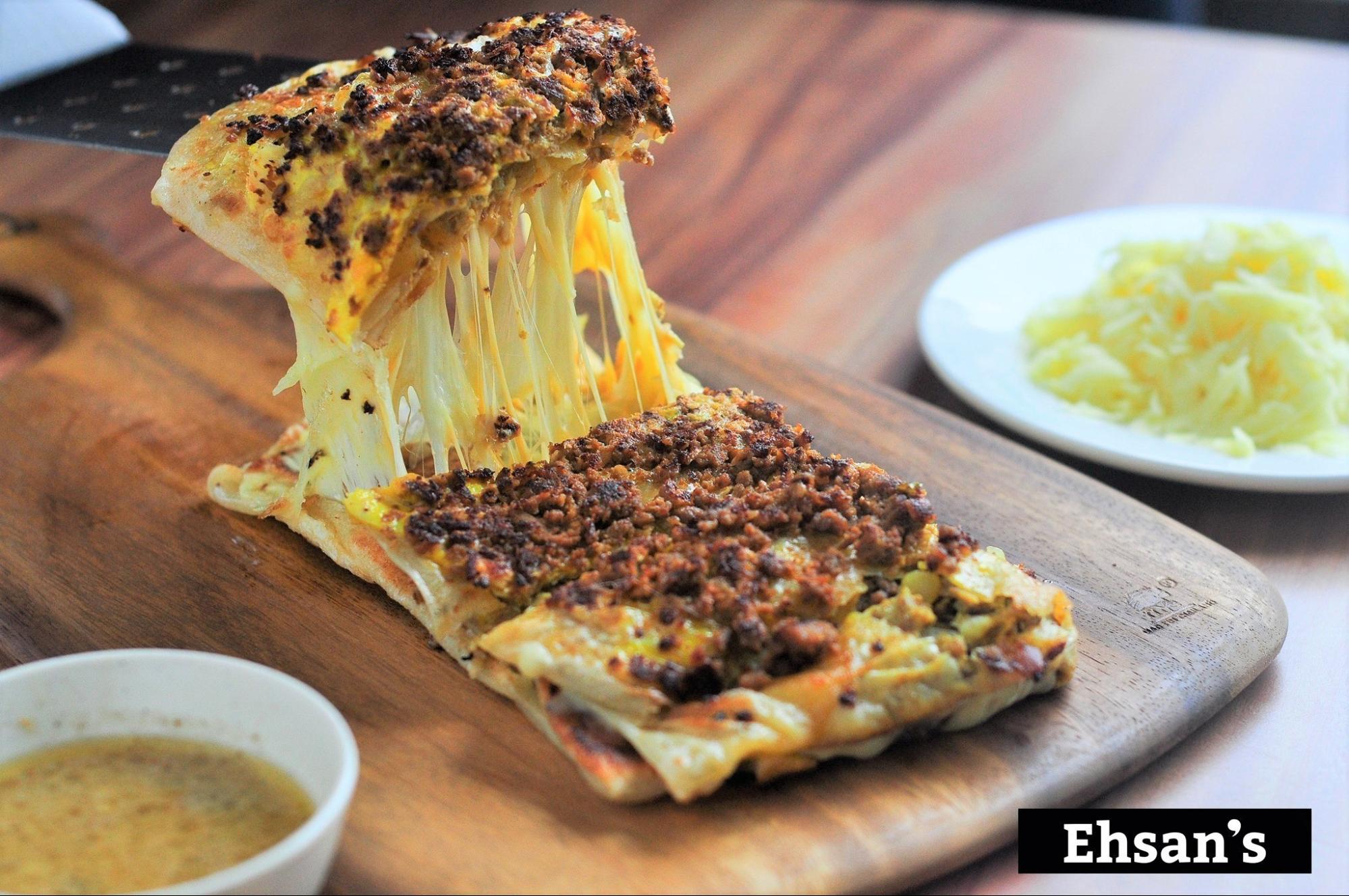 This Malaysia Hawker Serves Cheese Loaded Murtabak Named After Singapore Eatbook Sg New Singapore Restaurant And Street Food Ideas Recommendations