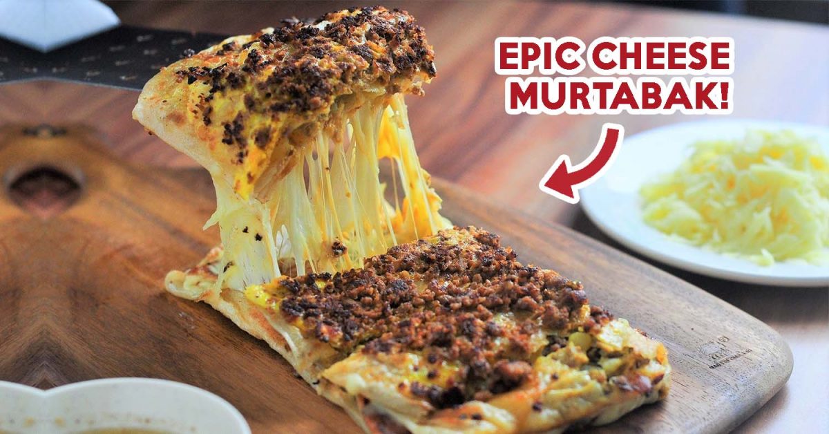 This Malaysia Hawker Serves Cheese Loaded Murtabak Named After