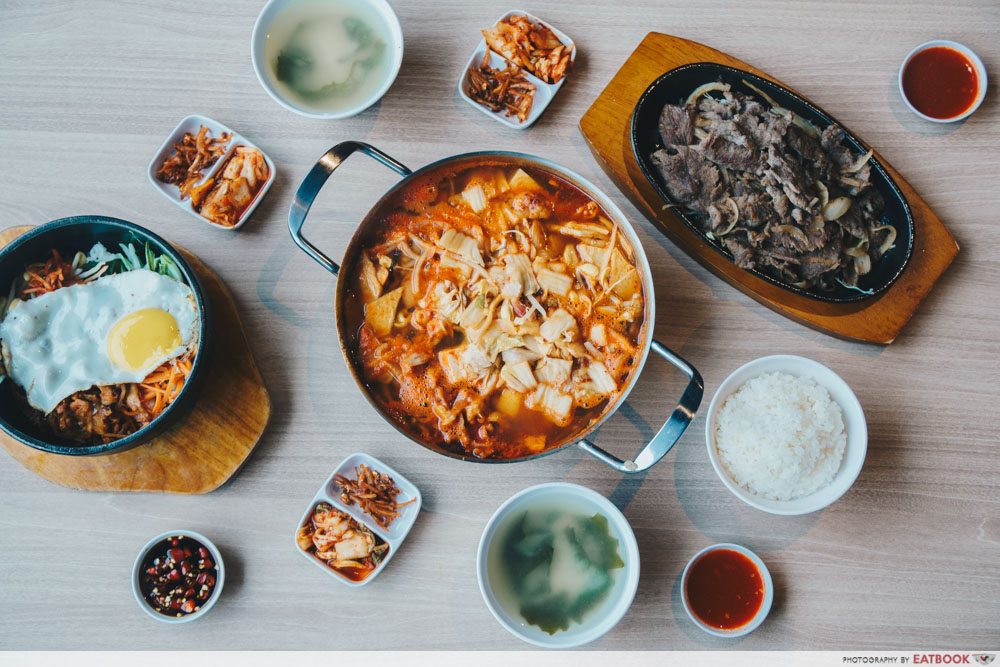 Food Junction at Great World City Crane Korean cuisine food
