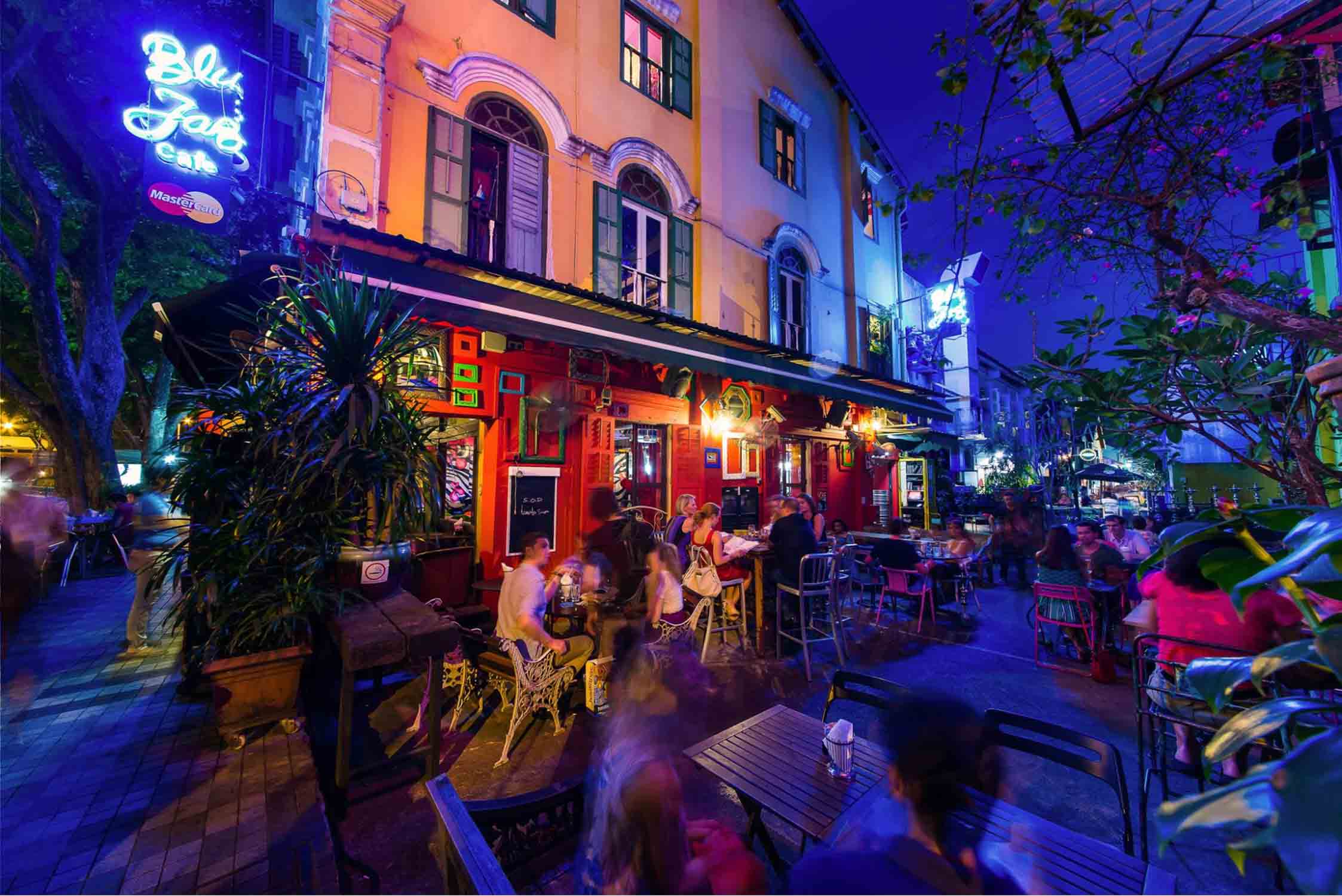 Haji Lane Food - Blu Jaz Ambience Updated