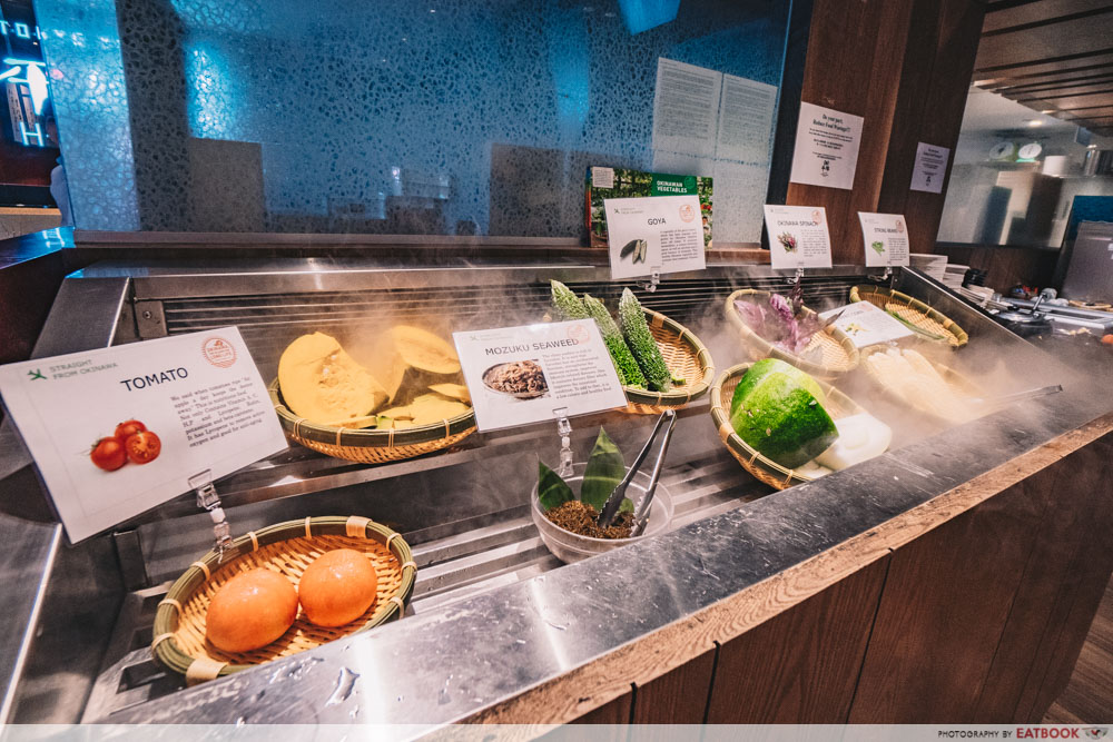 Okinawan Vegetables - Buffet Line