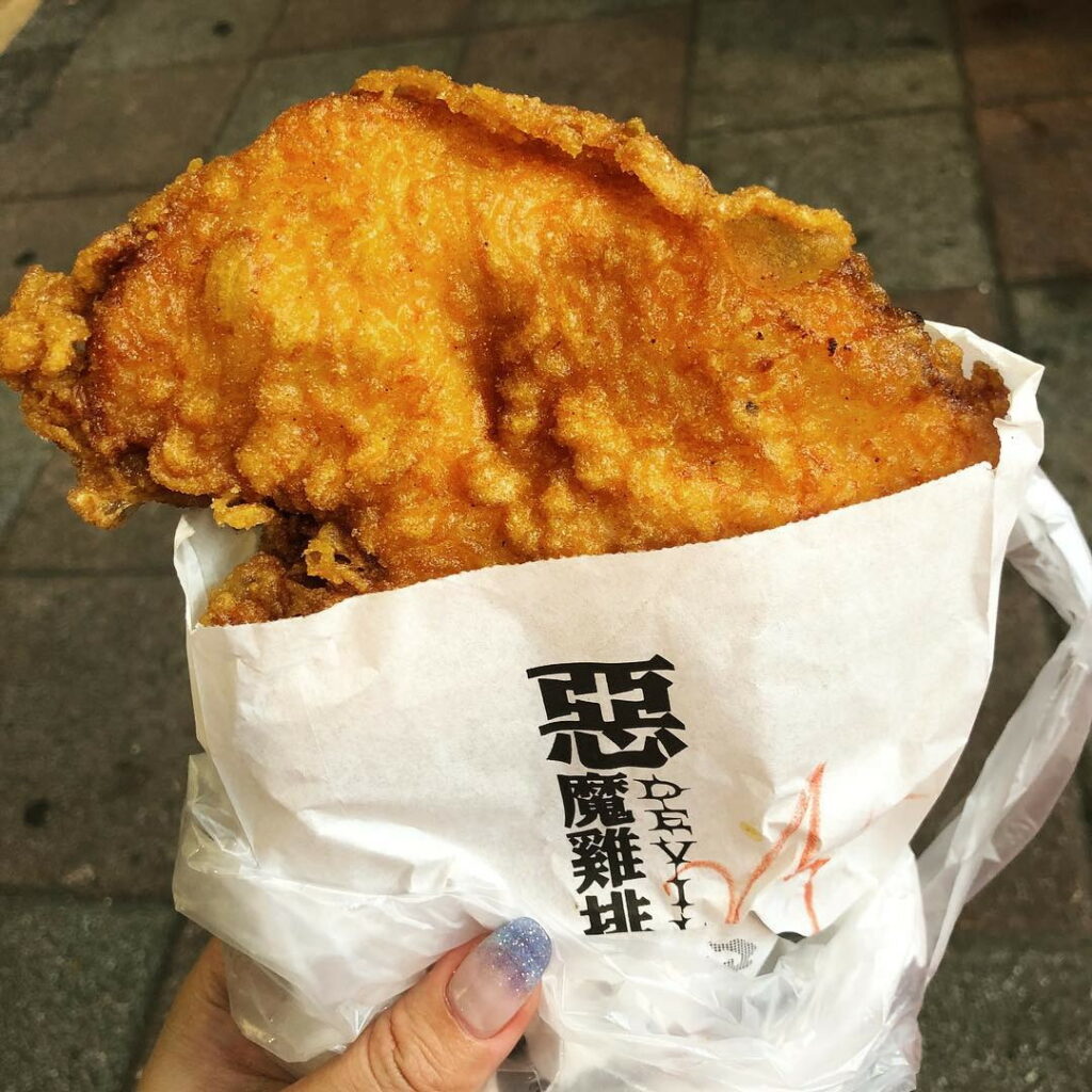 shilin night market singapore- devil chicken