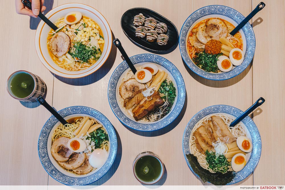 so ramen flatlay