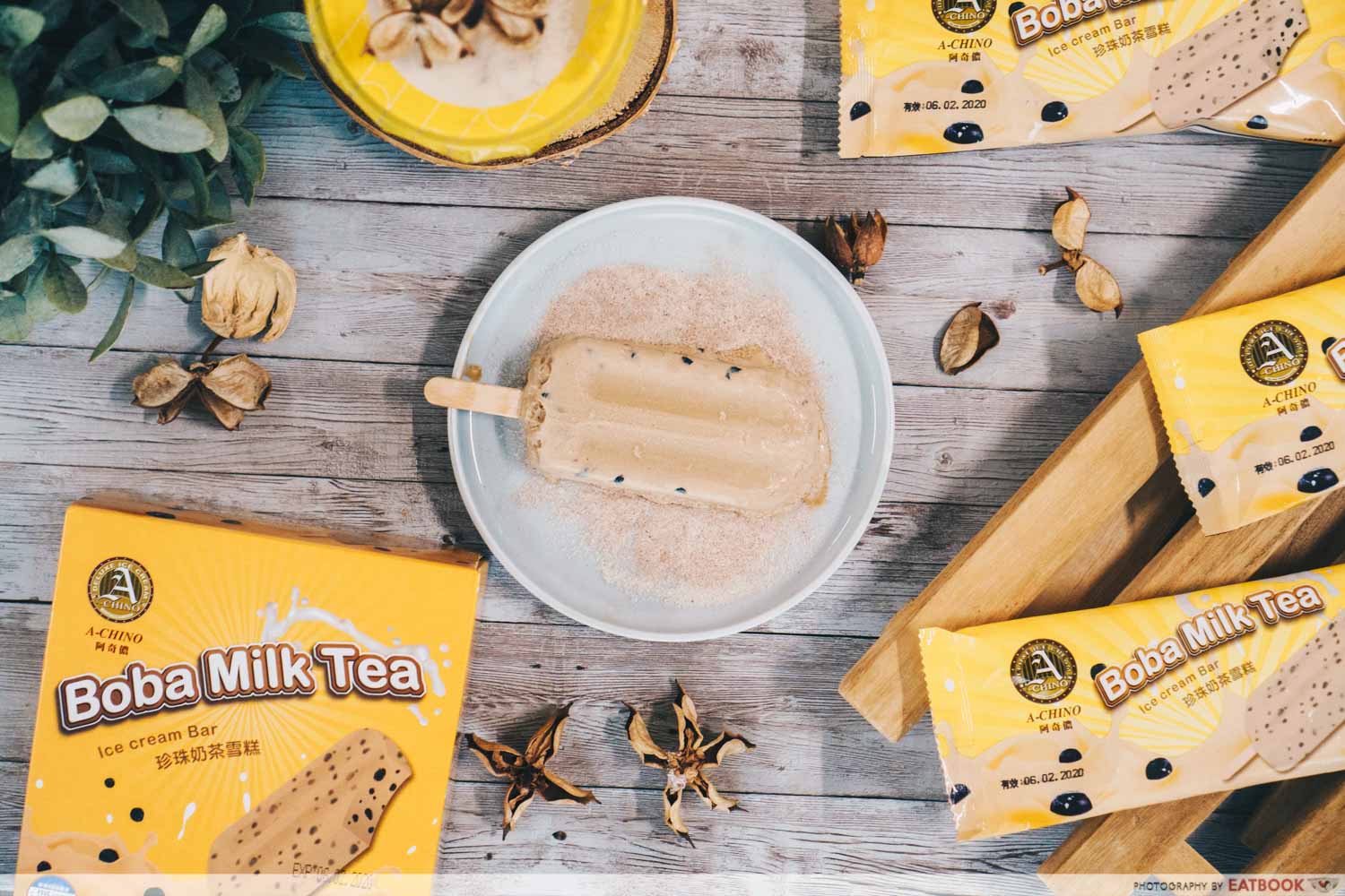 Boba Ice-Cream - Flatlay