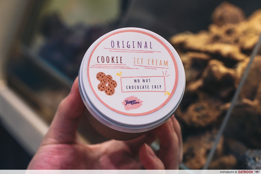 Famous Amos Ice-Cream - cookie tub design