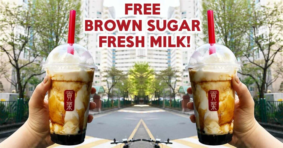 Free Gong Cha Brown Sugar - Feature Image
