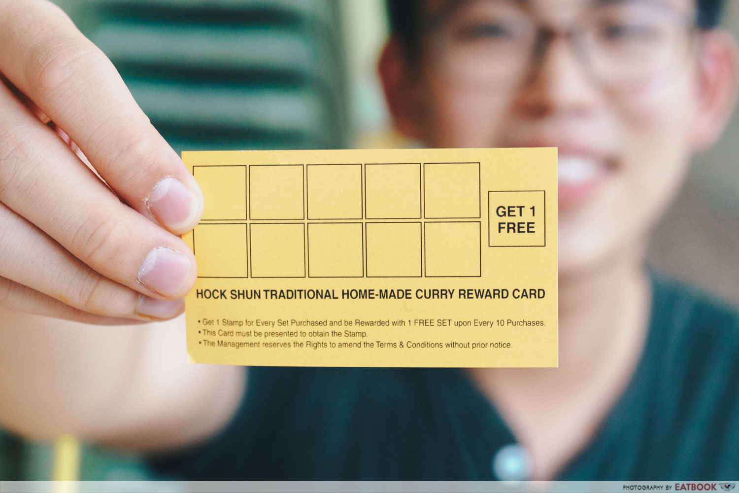 Hock Shun Curry loyalty card