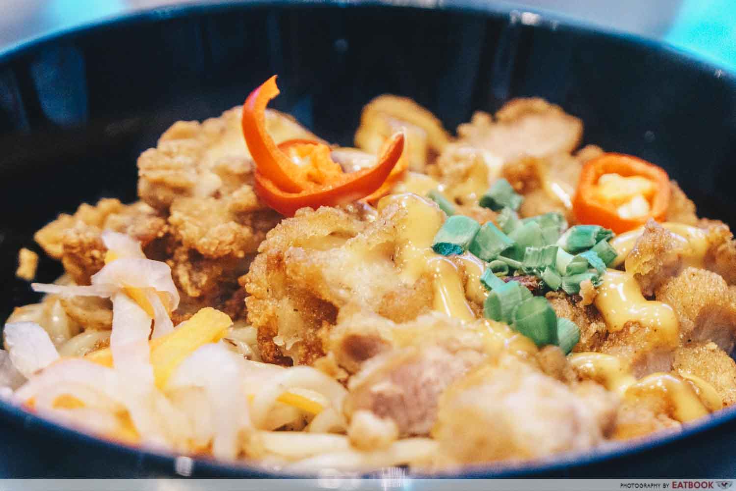 Hua Yi Kitchen - Chicken Cutlet Sauce Closeup