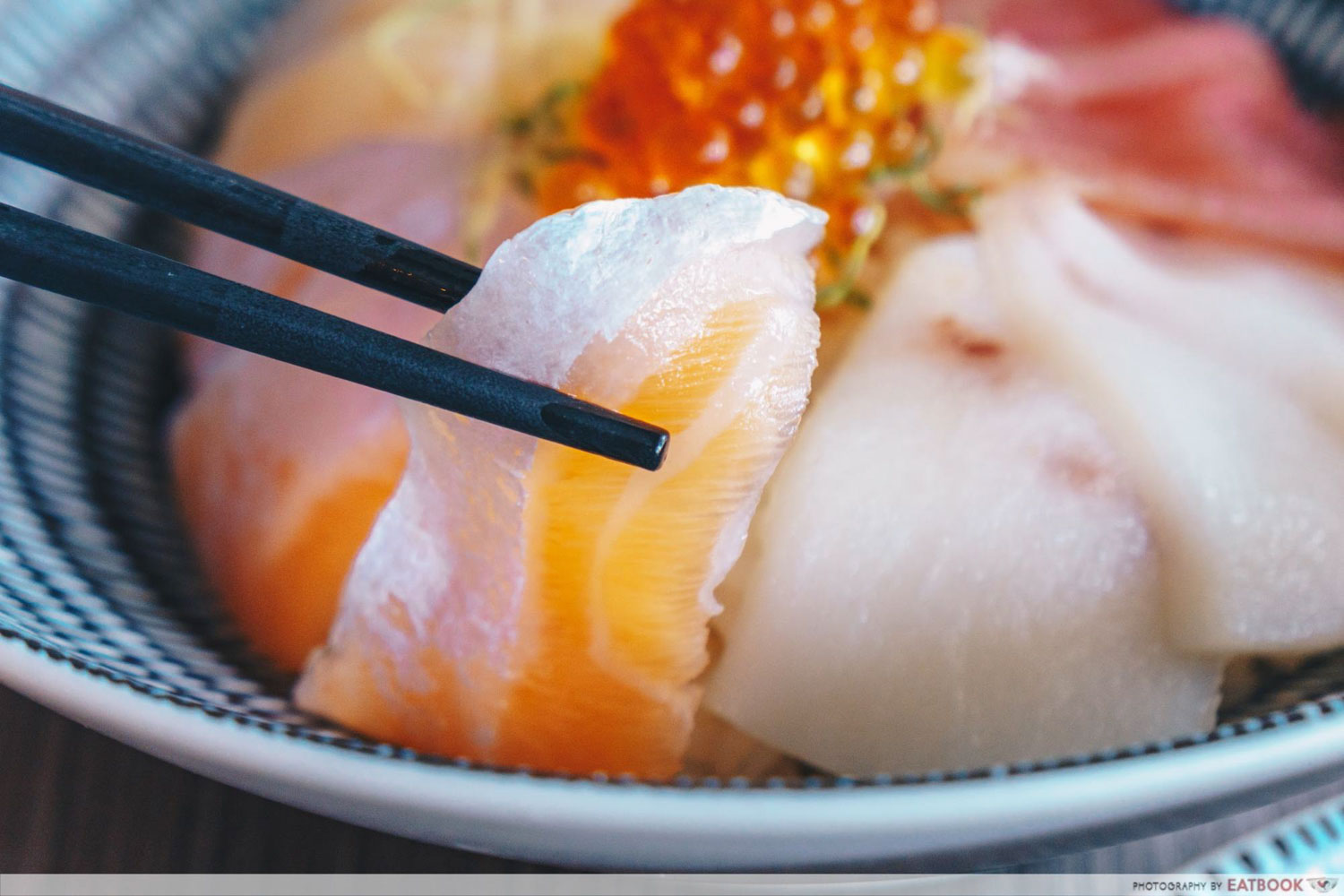 Kazoku - Salmon Sashimi Closeup