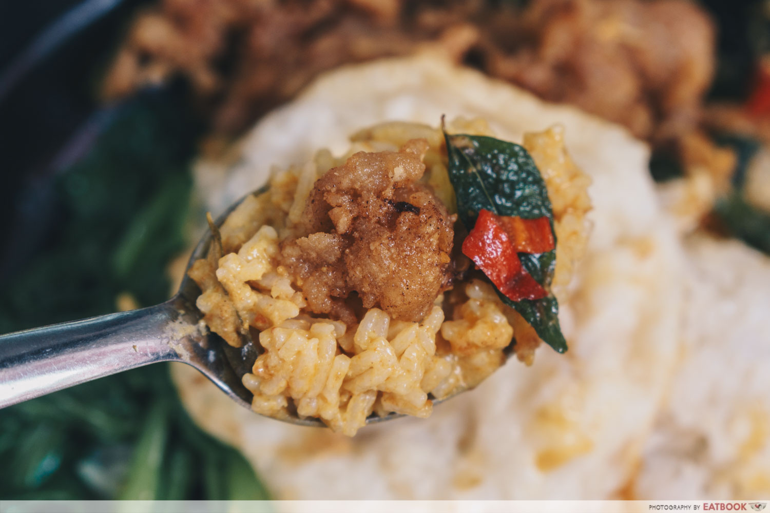 Lao Cai's Curry salted egg pork curry rice scoop