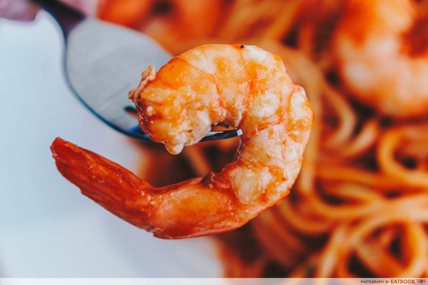 Nineties Pasta and Grill - prawn