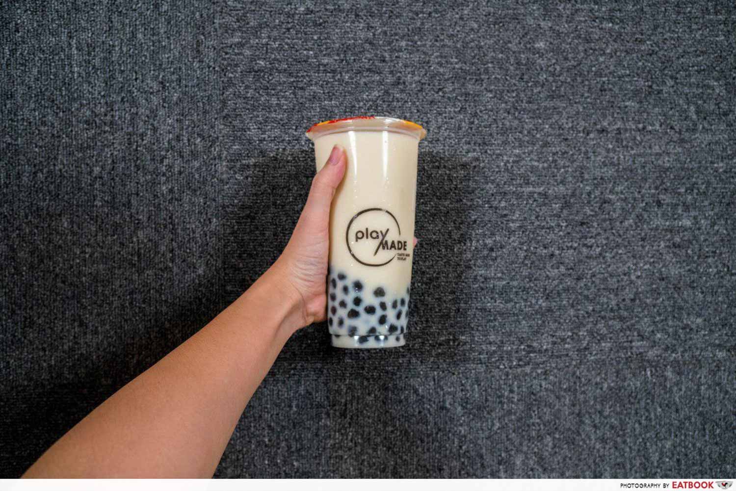 Playmade Free Bubble Tea - Black Sesame Pearls