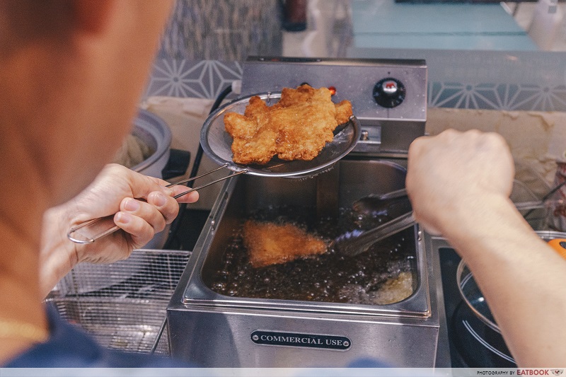 Wafu Japanese Cuisine - frying pork