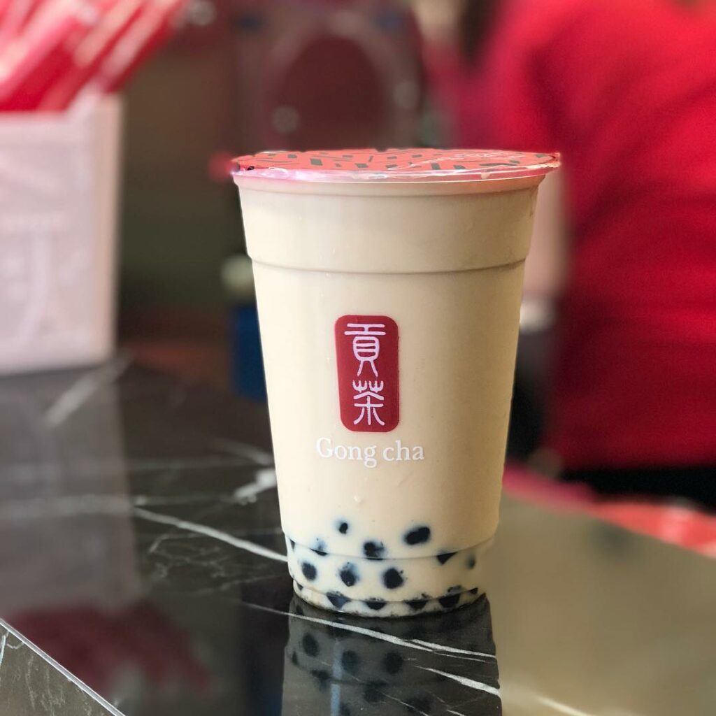 gong cha free milk tea