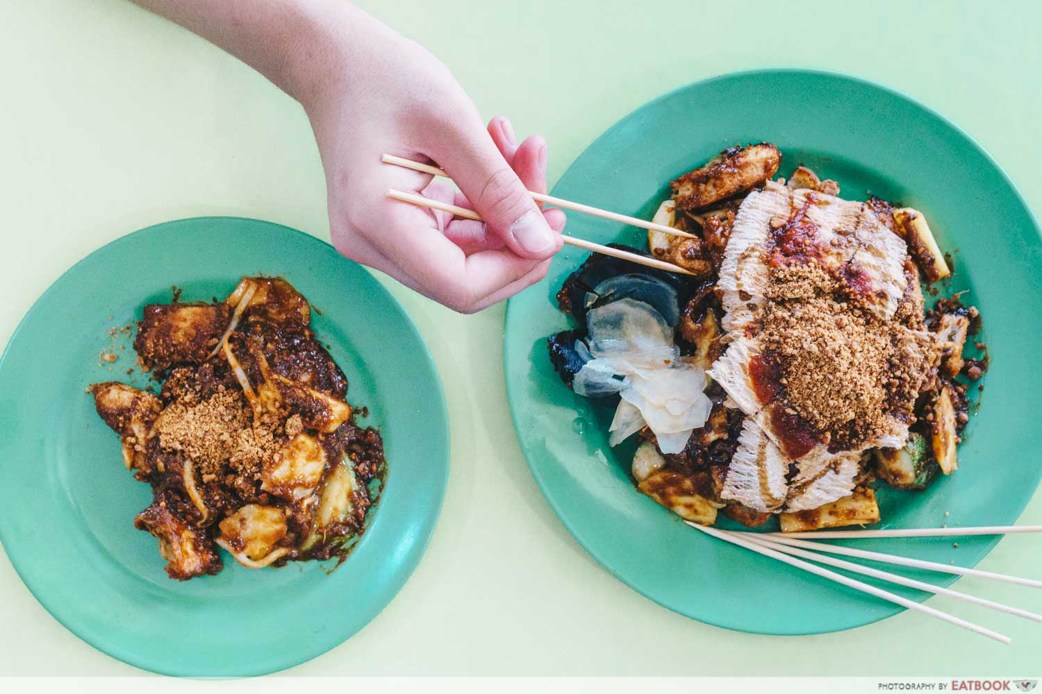 lau hong ser rojak flatlay