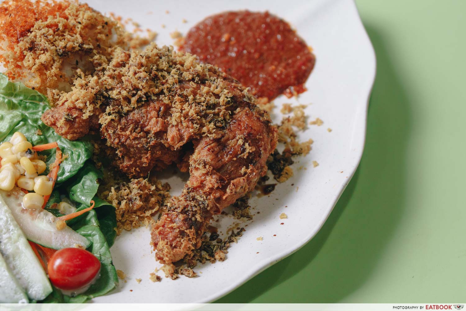 rayyan's waroeng upnormal fried chicken penyet chicken