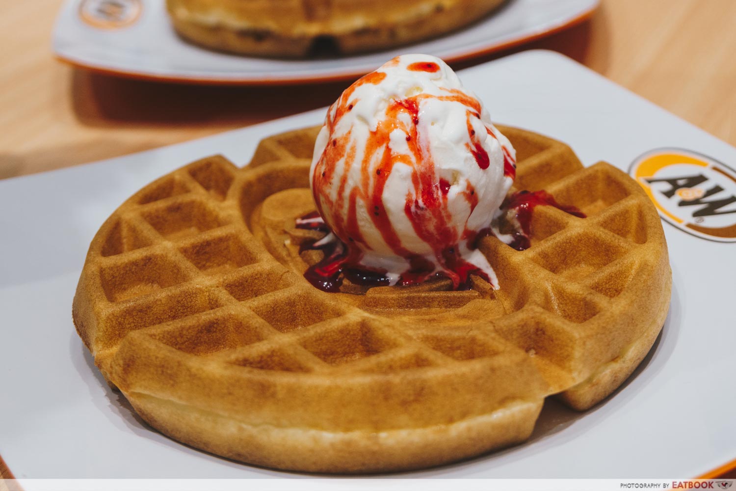 A&W - Waffle Ice Cream with Topping