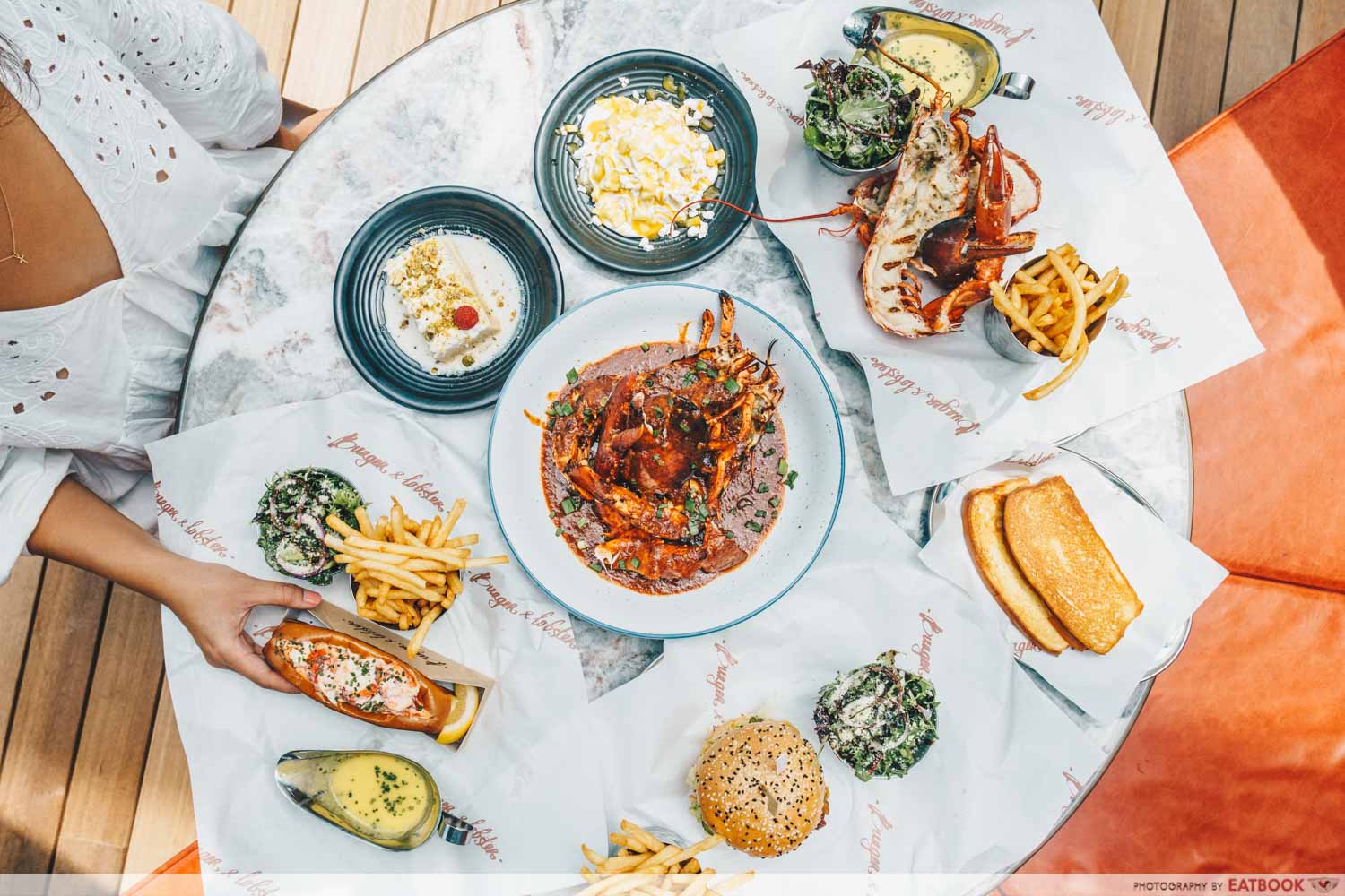 Burger & Lobster - Flatlay