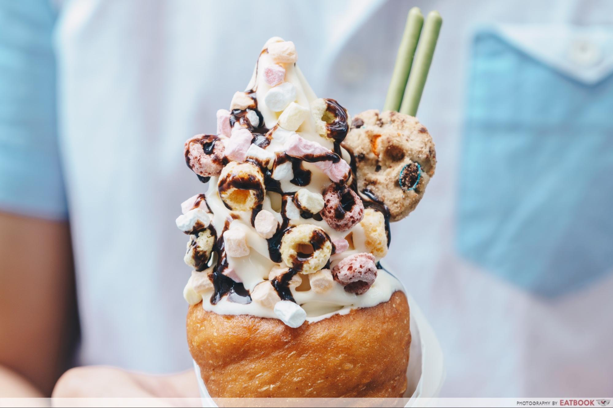 Coney Donut - Soft Serve Donut Closeup