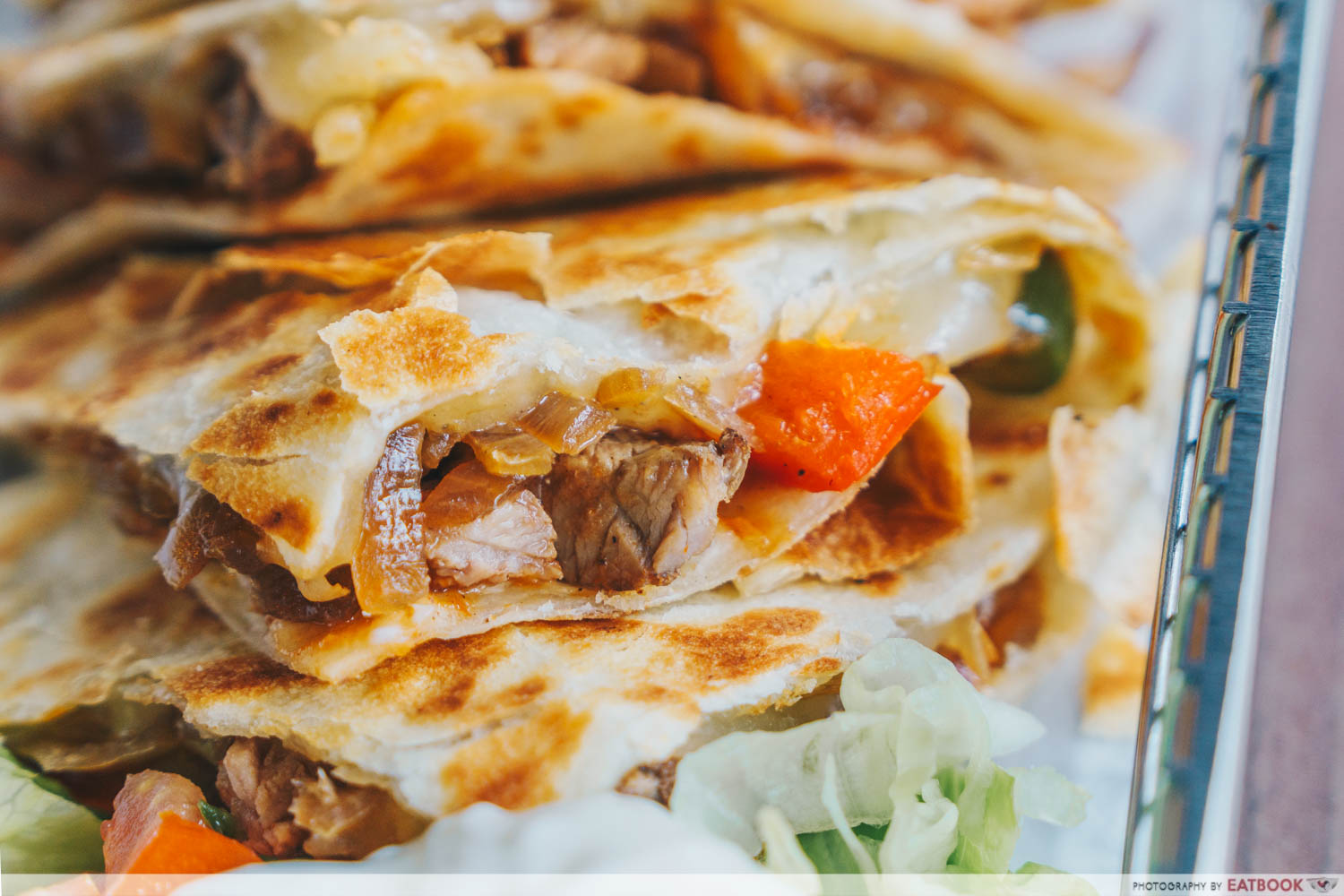 Jalapeno South West beef quesadilla meat