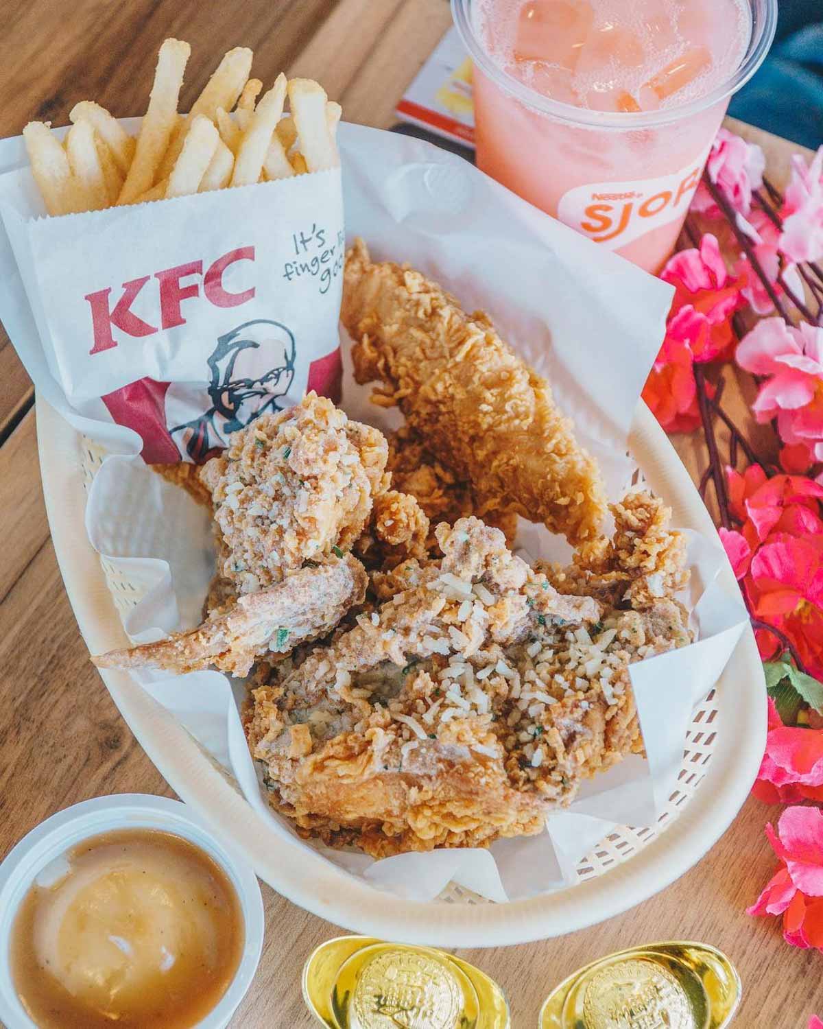 KFC Parmesan Truffle Chicken - Parmesan Truffle Box Meal