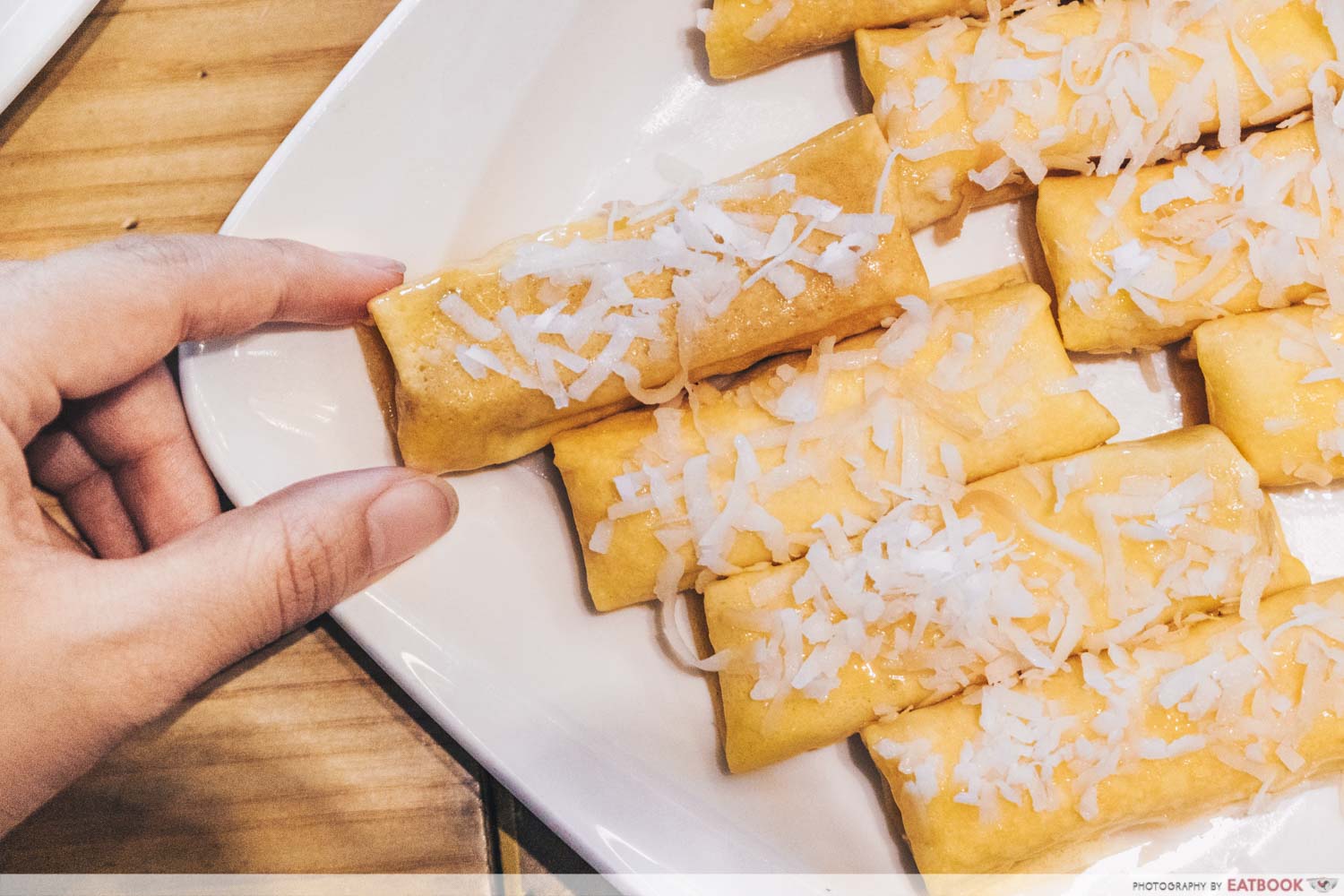 Marriott Durian Buffet - Durian Coconut Custard (Crepe)