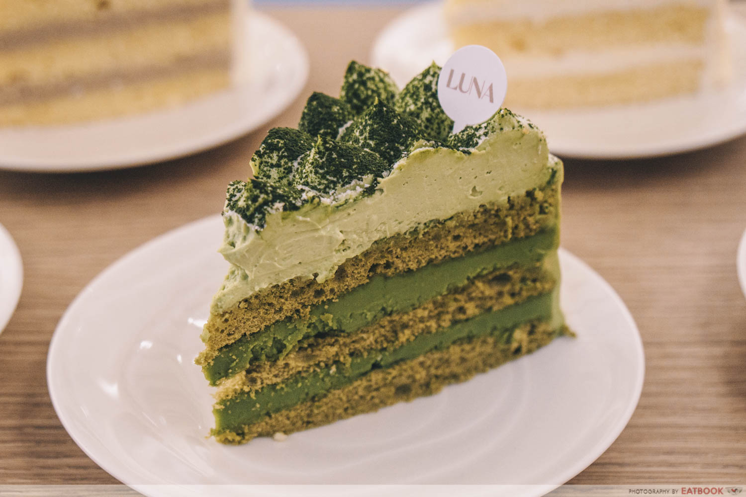 matcha white chocolate cake luna