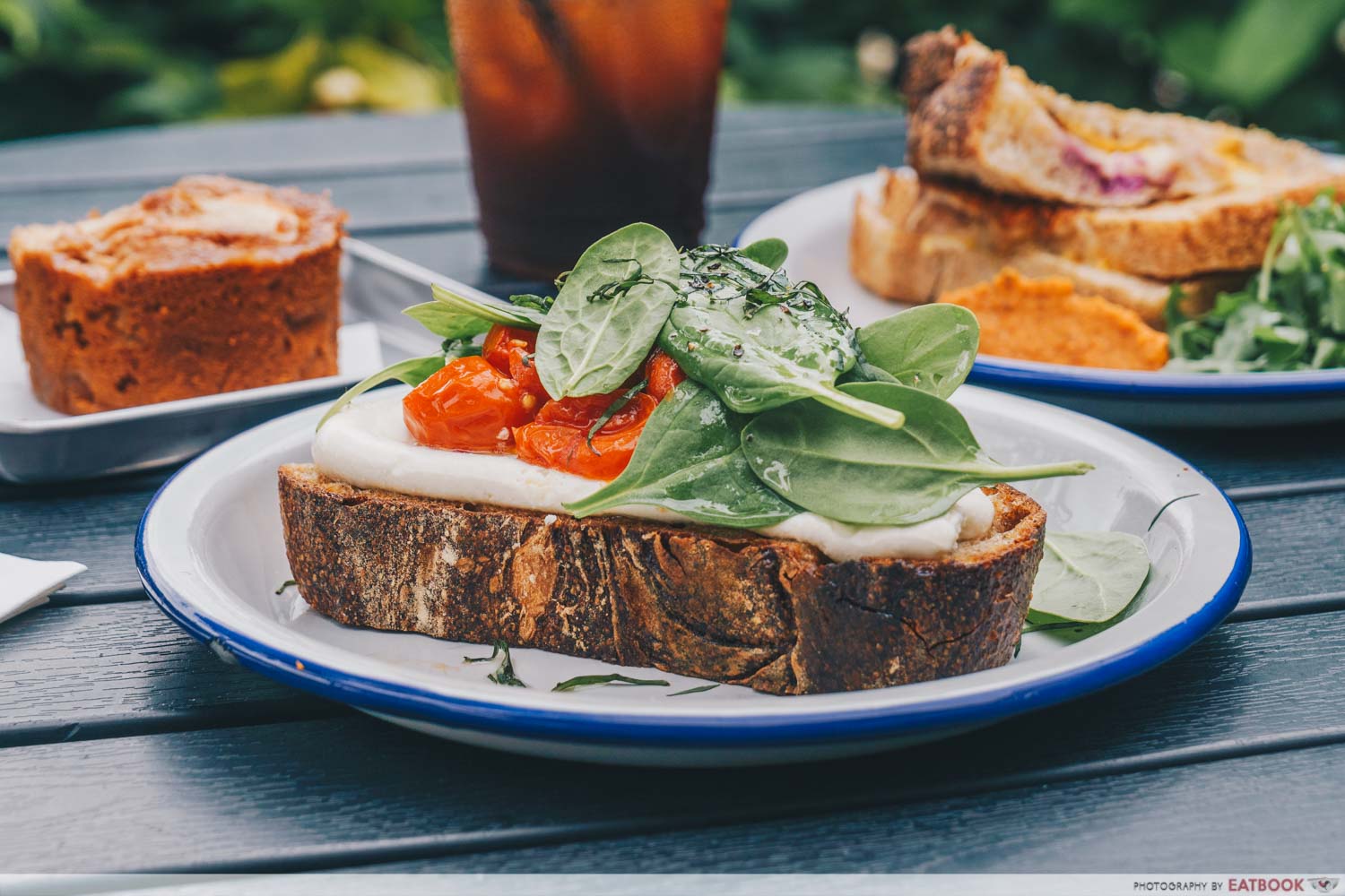 Micro Bakery and Kitchen house ricotta tartine