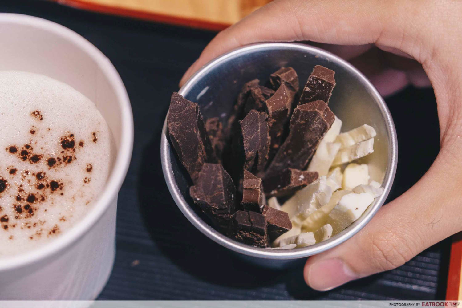 OCD Cafe - Chocolate Shavings Closeup