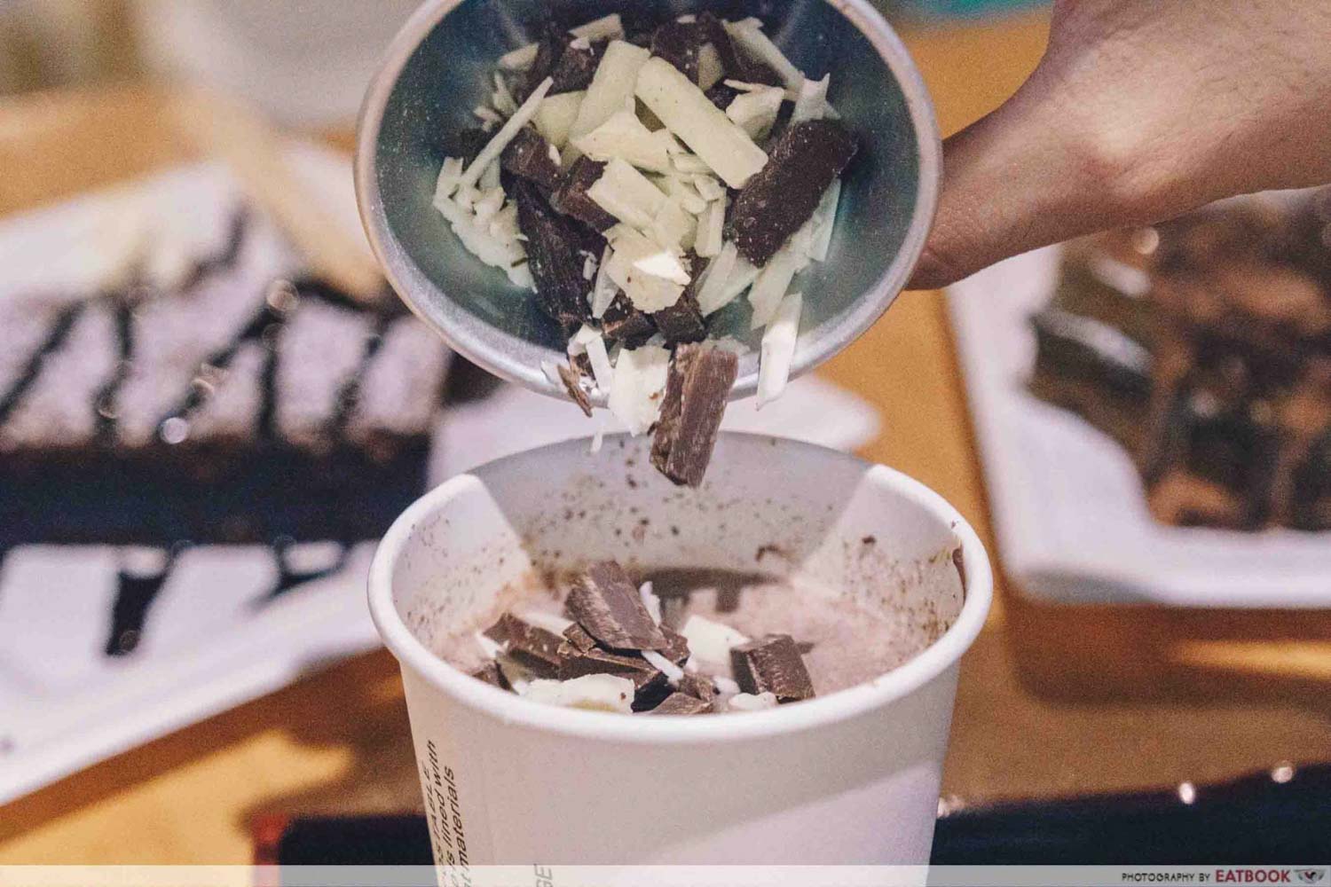 OCD Cafe - Chocolate Shavings Pouring Shot