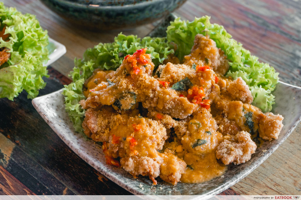 Paradise Gastronomy - salted egg chicken