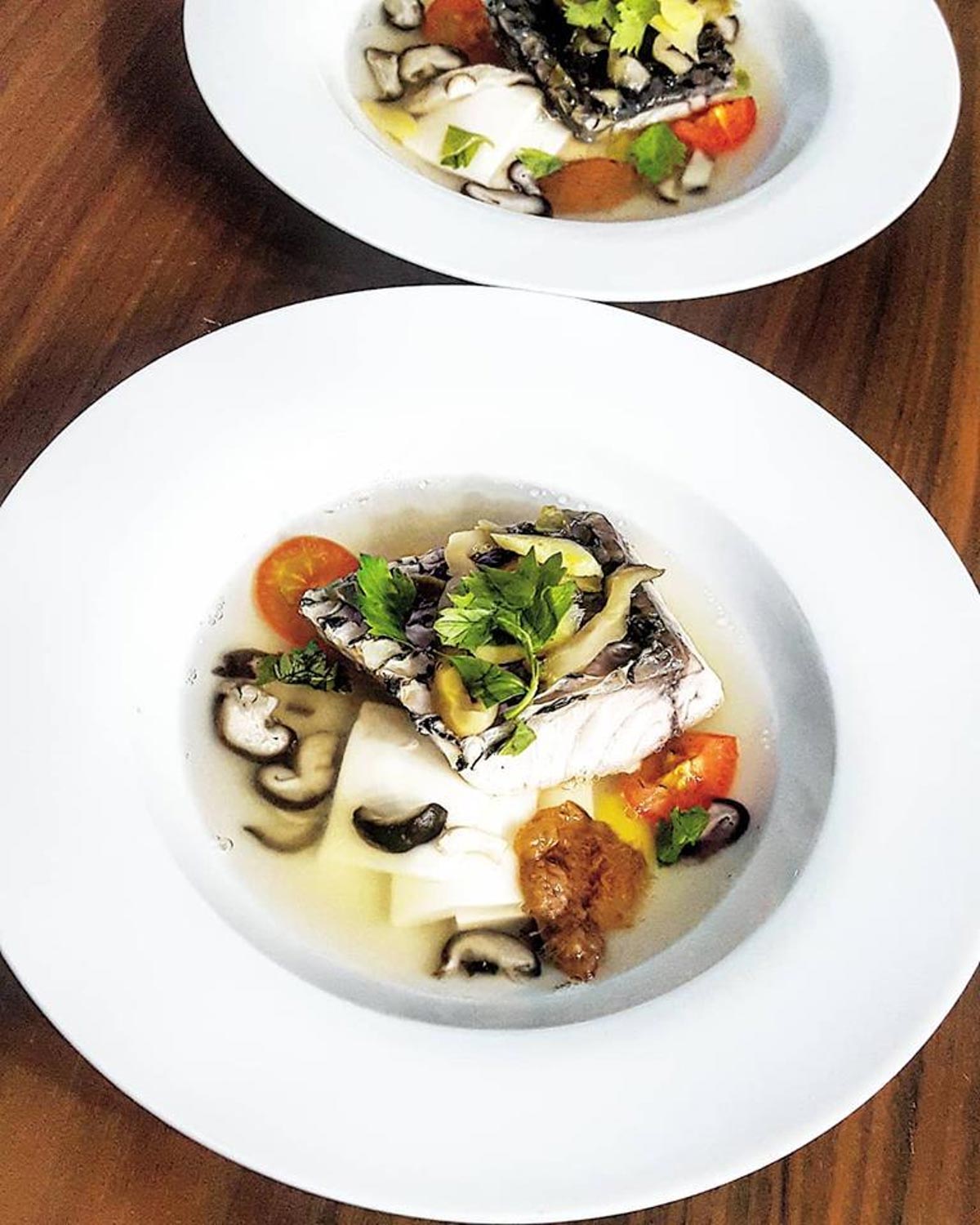 Private Home Dining - The Wood Ear Barramundi