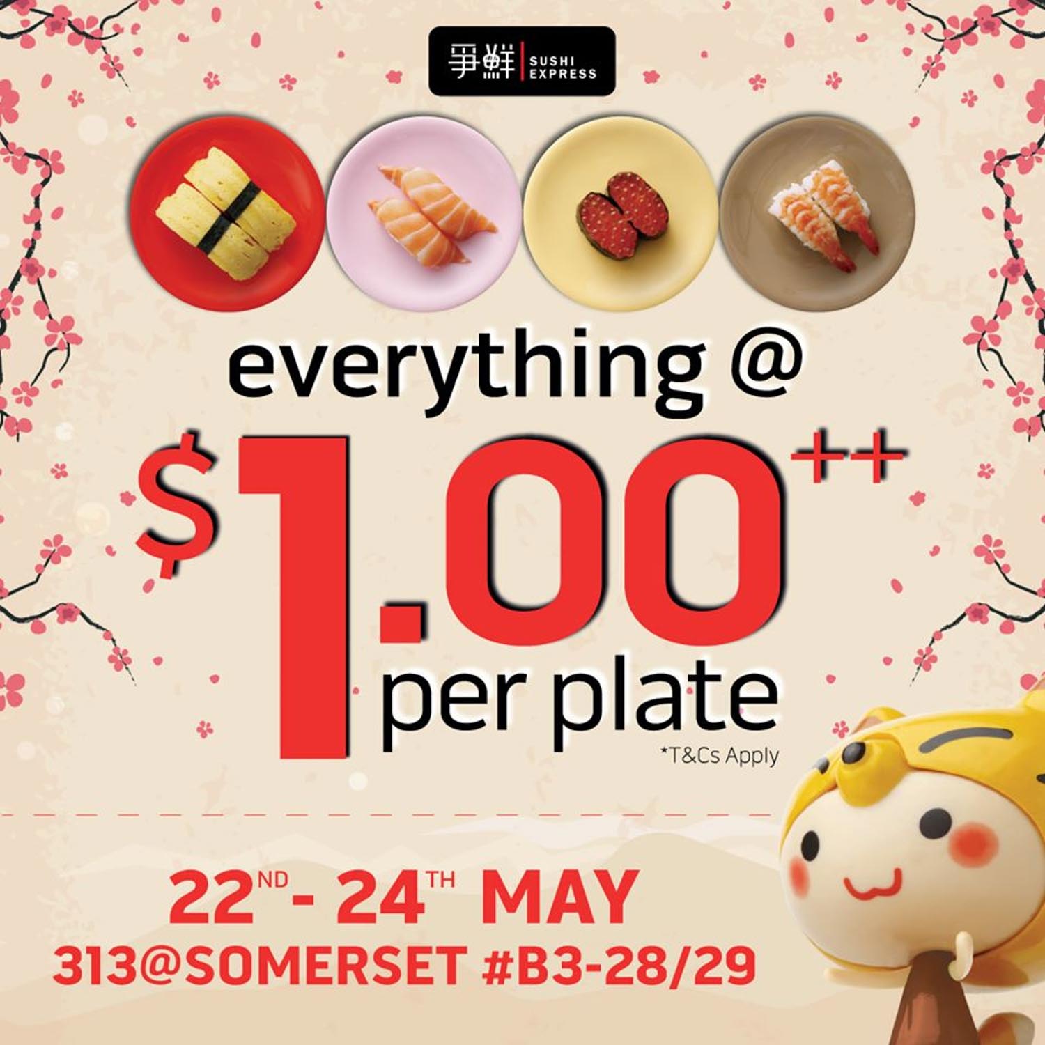 Sushi Express Somerset - Promotion Introduction