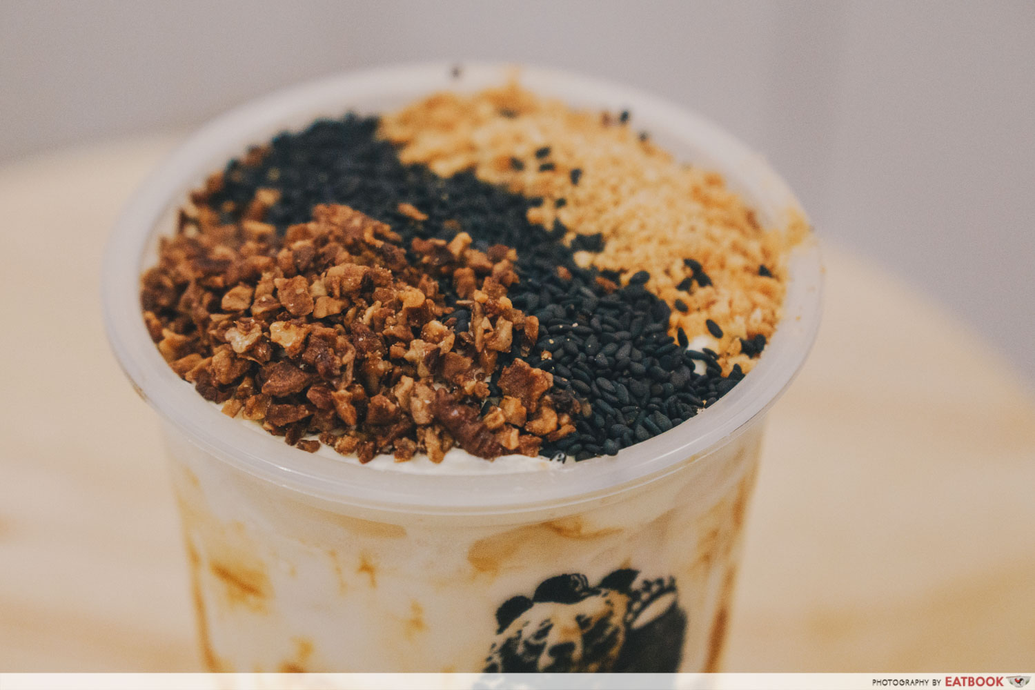 The Yunique Tea - Black Sesame, Peanut, Walnut Toppings