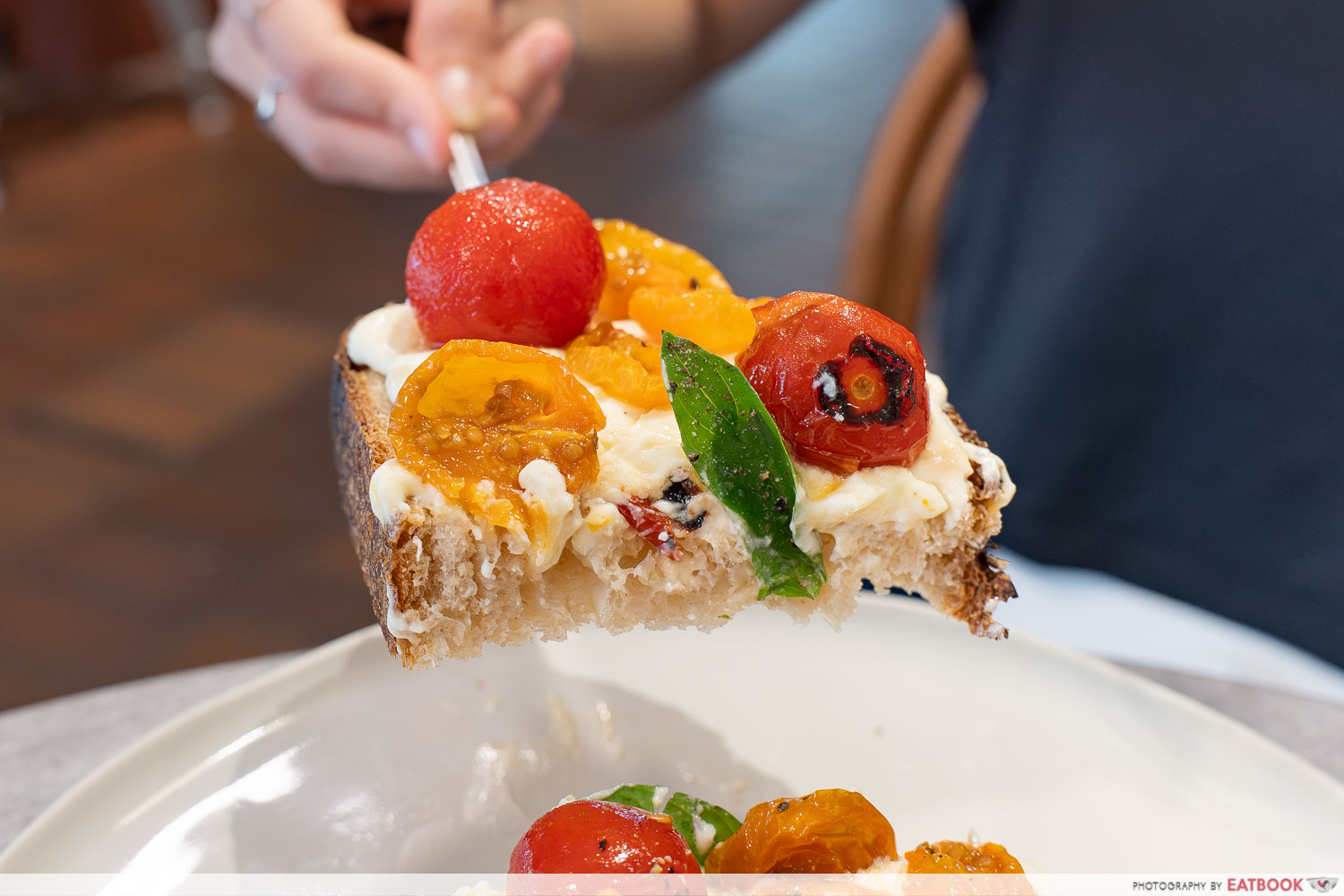 Tomato Tartine micro bakery