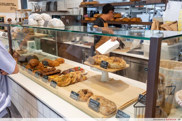 micro bakery and kitchen display