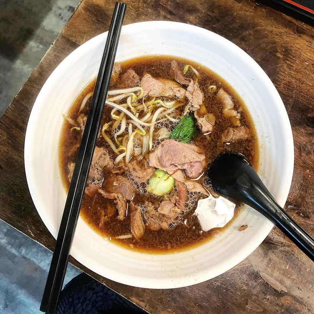 original hock lam beef kway teow sliced beef kway teow soup