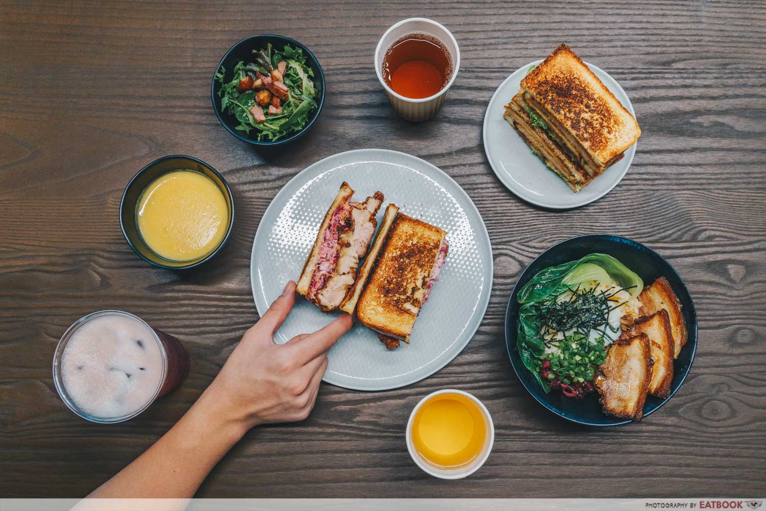 sando flatlay