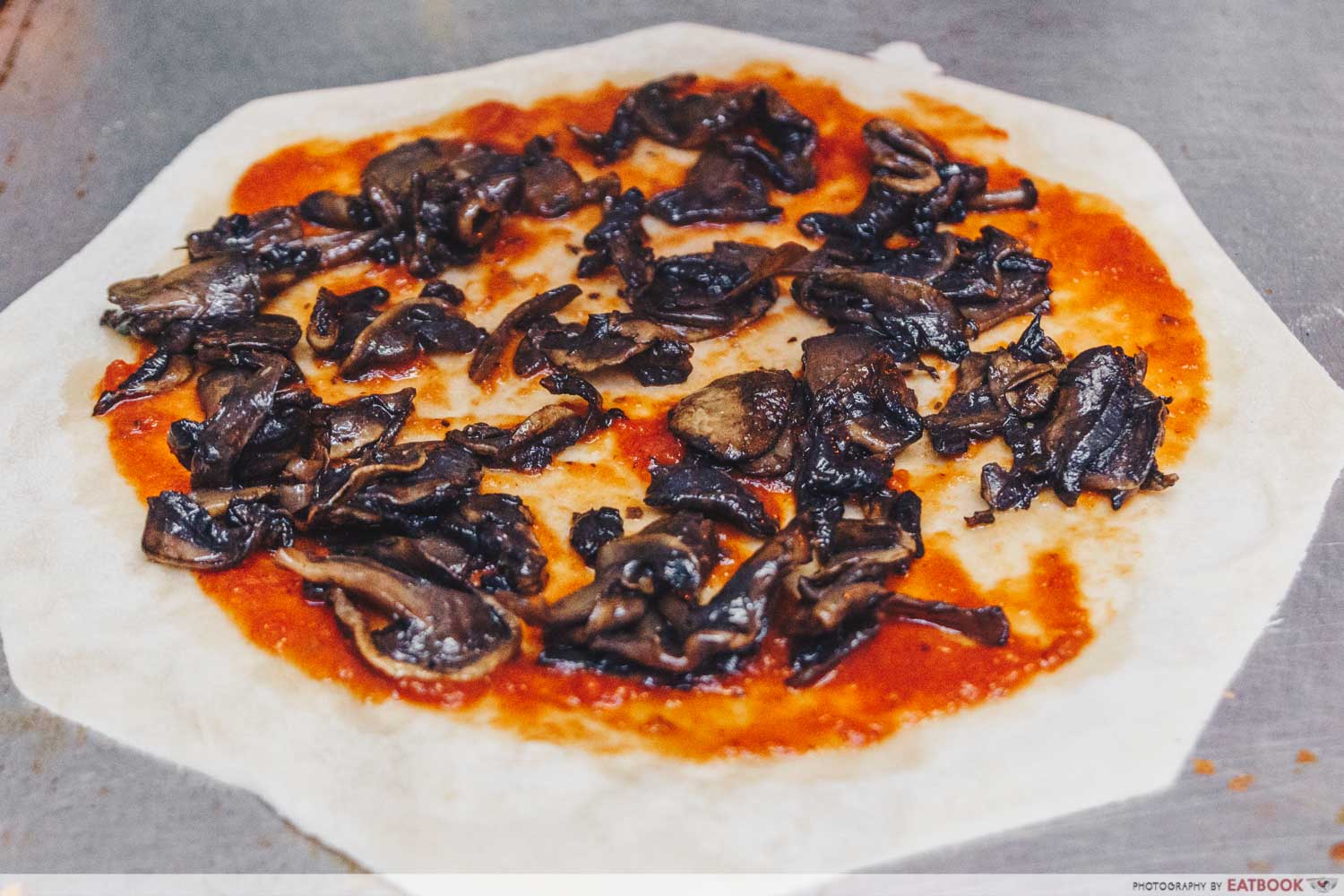 ButterNut - pizza make with mushrooms