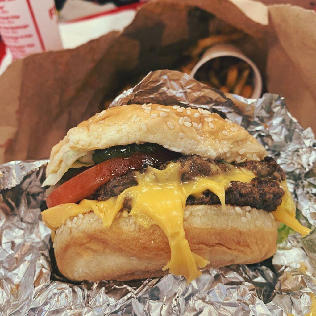 Five guys cheese