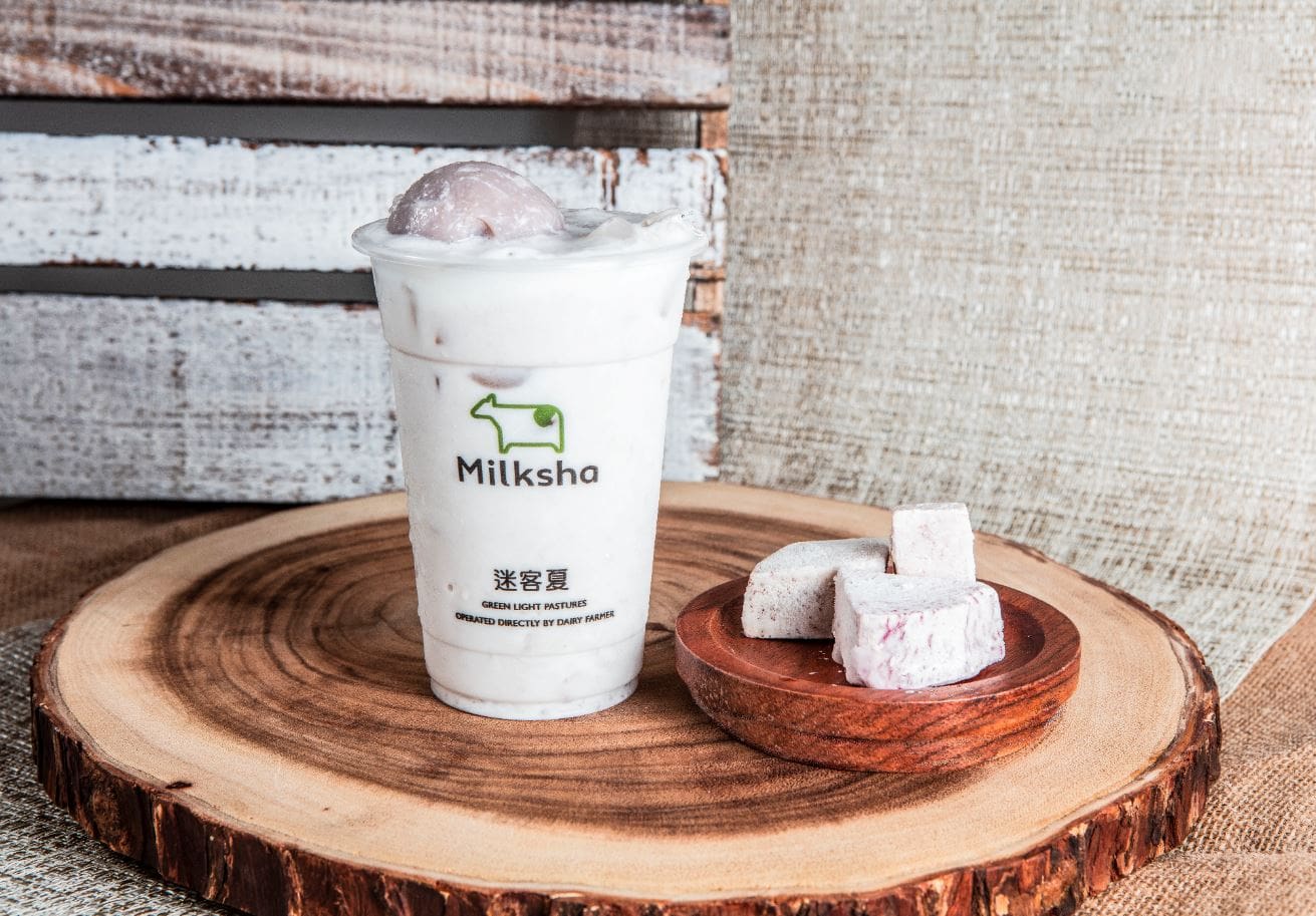 Milksha Singapore - fresh taro milk