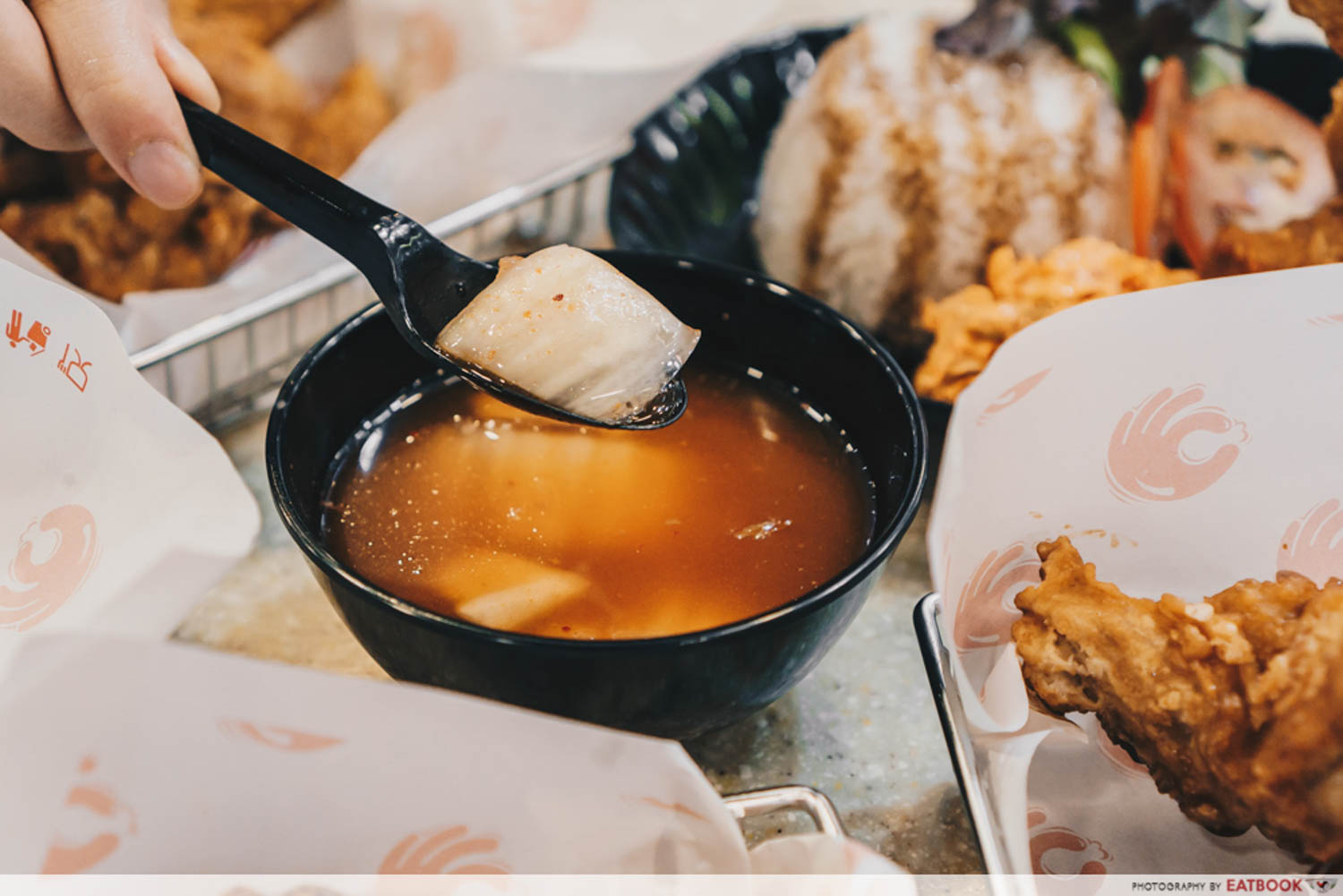 Otoke Chicken - Kimchi Soup Closeup