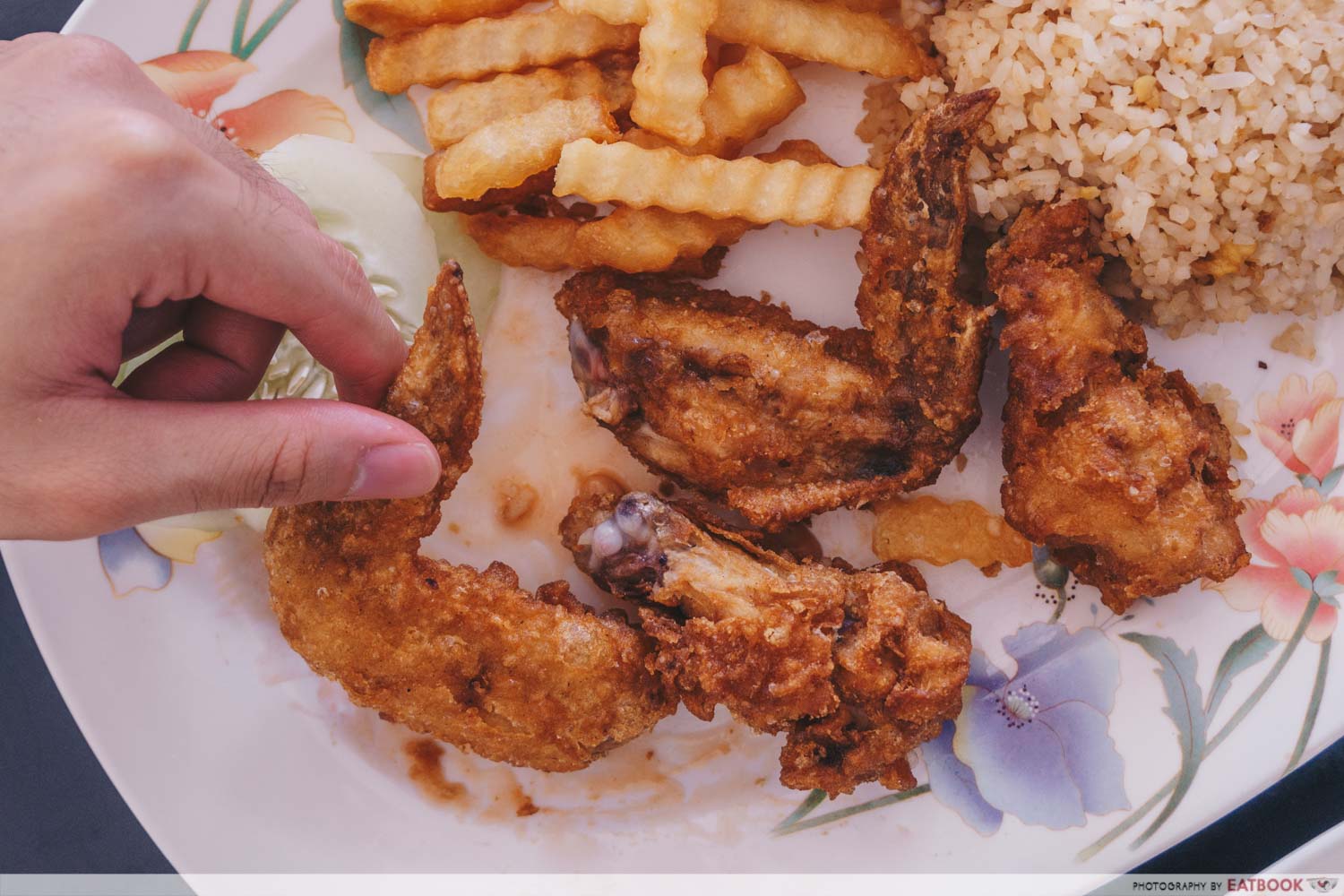 Raffles Western Delight - Fried Chicken Closeup