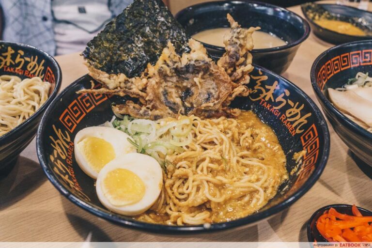 Takagi Ramen Review Salted Egg Yolk and Chilli Crab Ramen From 10.90