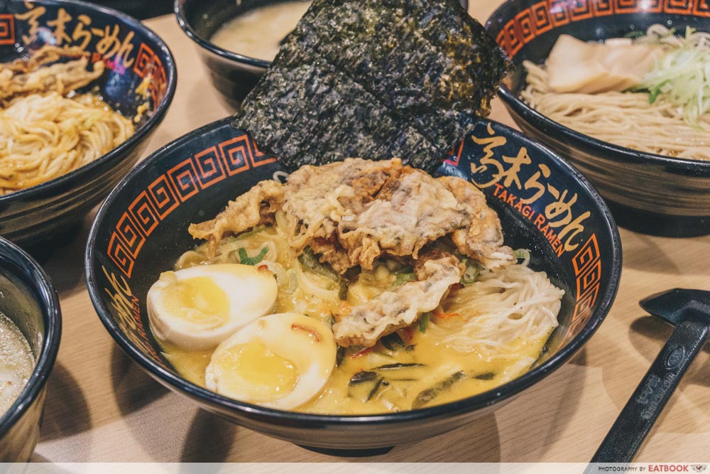 Takagi Ramen - Salted Egg Soft-Shell Crab Ramen