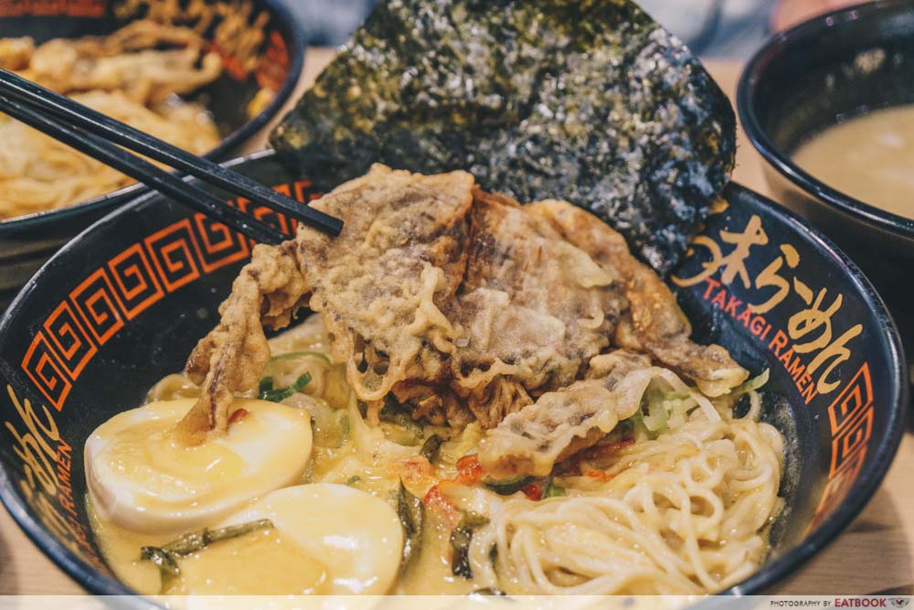 Takagi Ramen - Soft Shell Crab Closeup