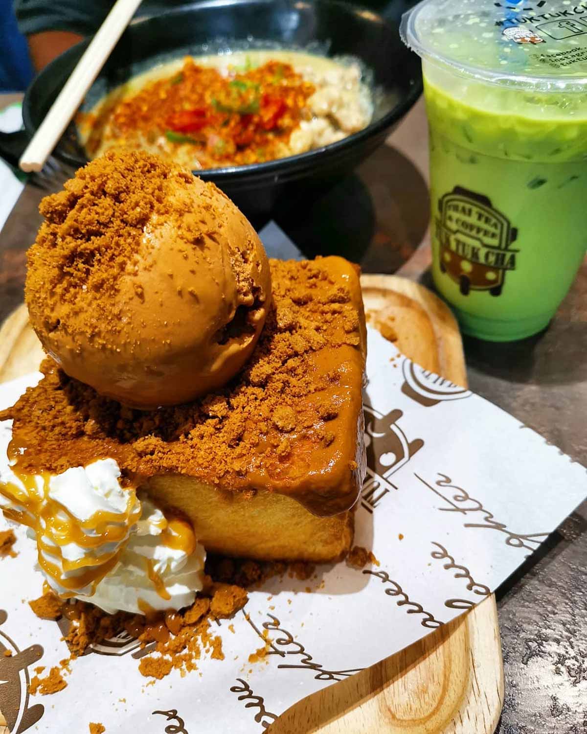 Tuk Tuk Cha Milk Tea - Shibuya Toast