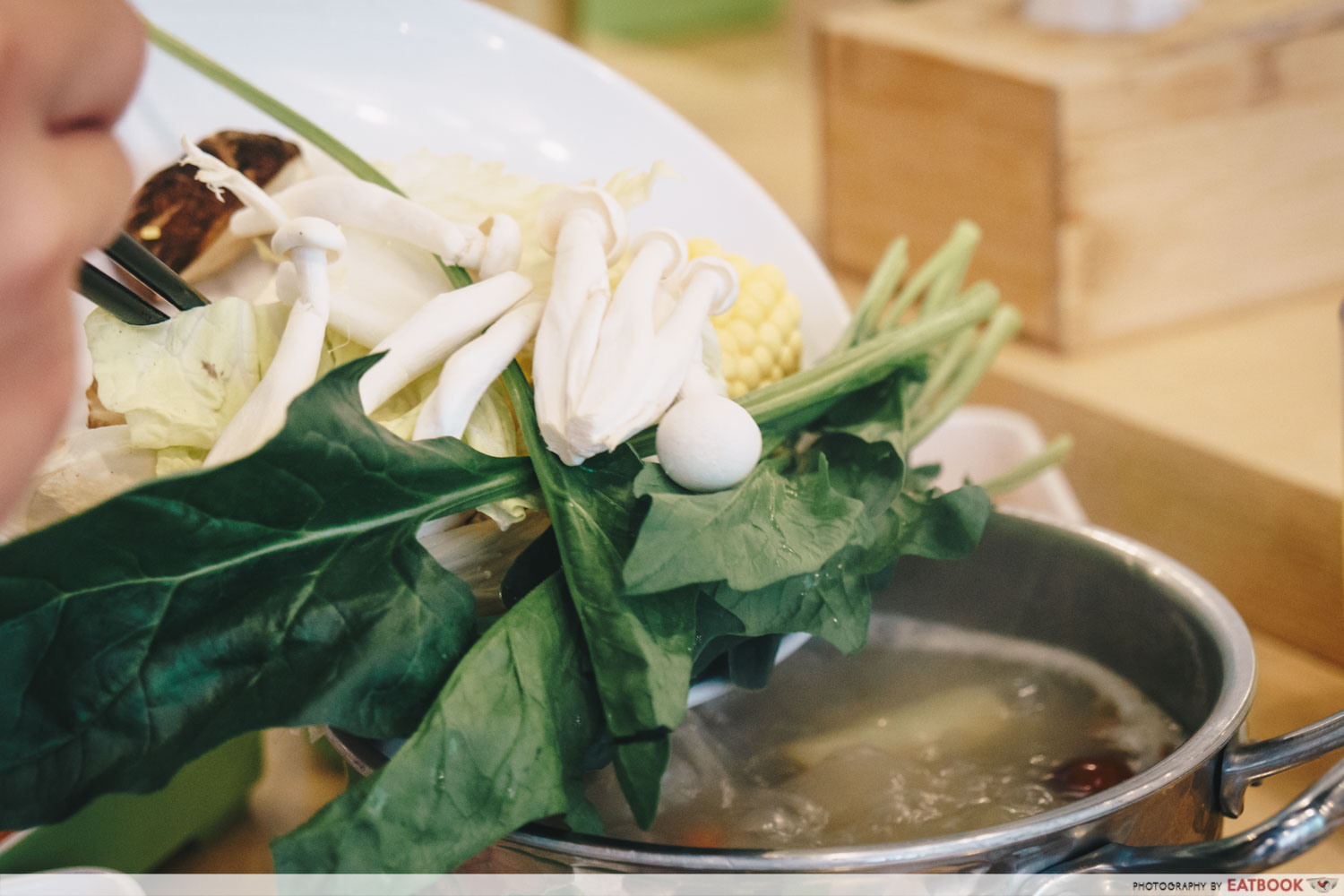 Xiaocaoxiang Steamboat Buffet vegetables raw